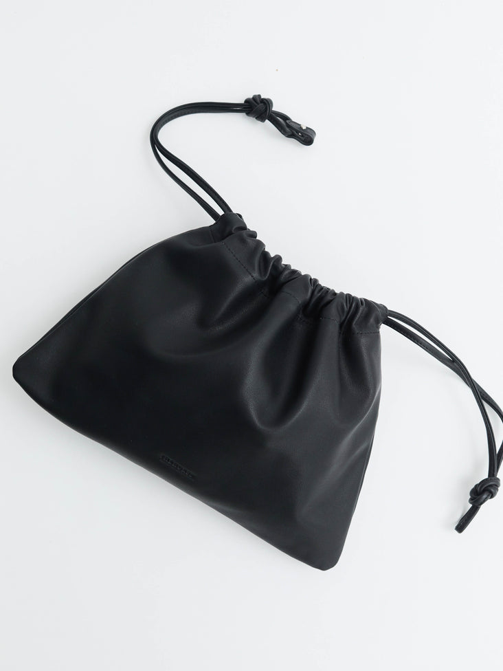 Fin Drawstring Bag: Black