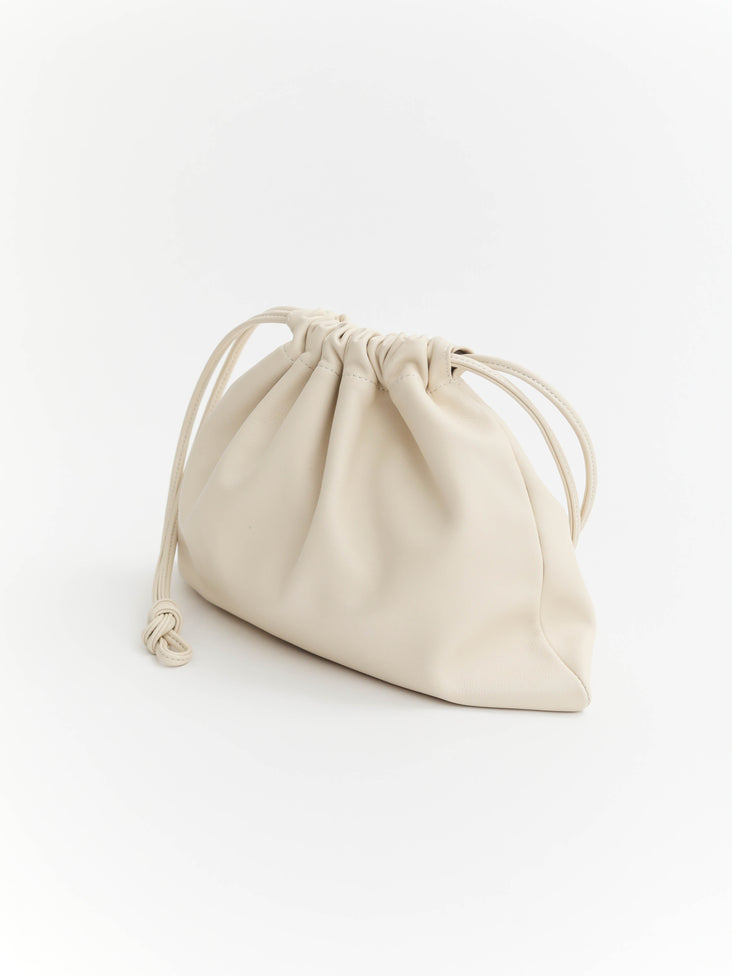 Fin Drawstring Bag: Oat