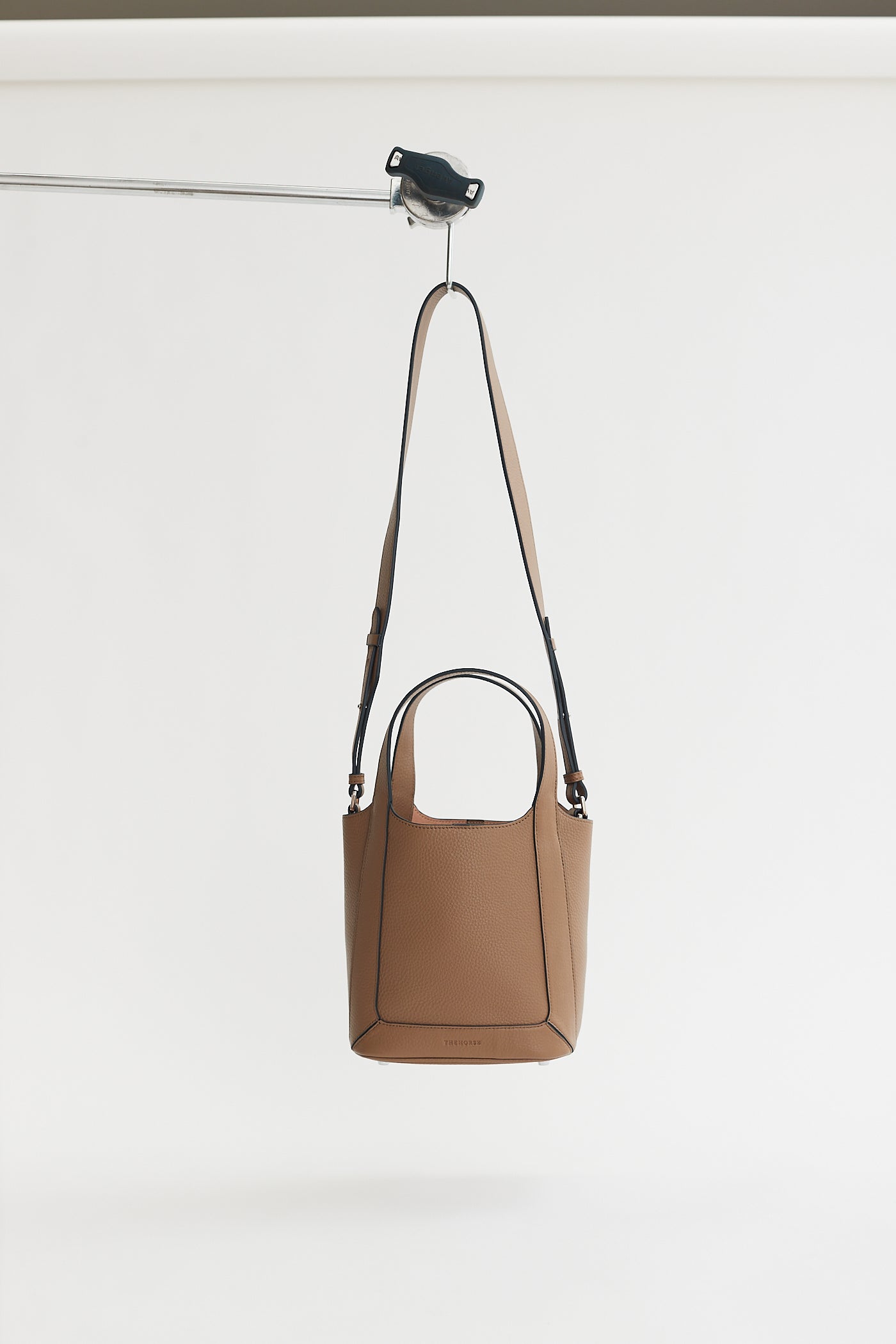 Alexie Tote: Taupe Pebbled Leather