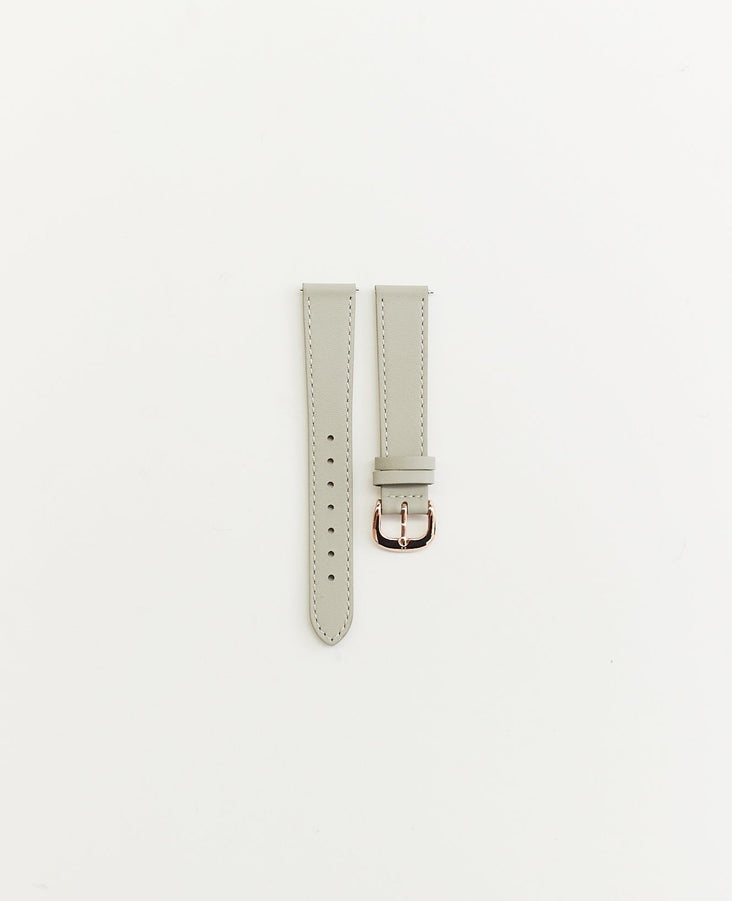 The 16mm Classic Strap: Grey / Rose Gold