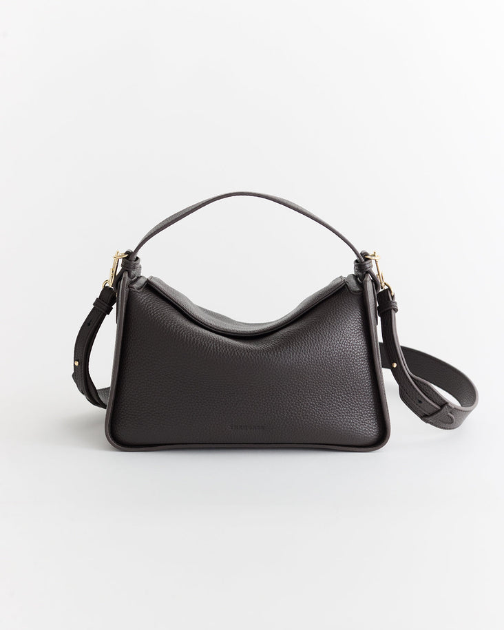 Clementine Bag: Bark with Gold