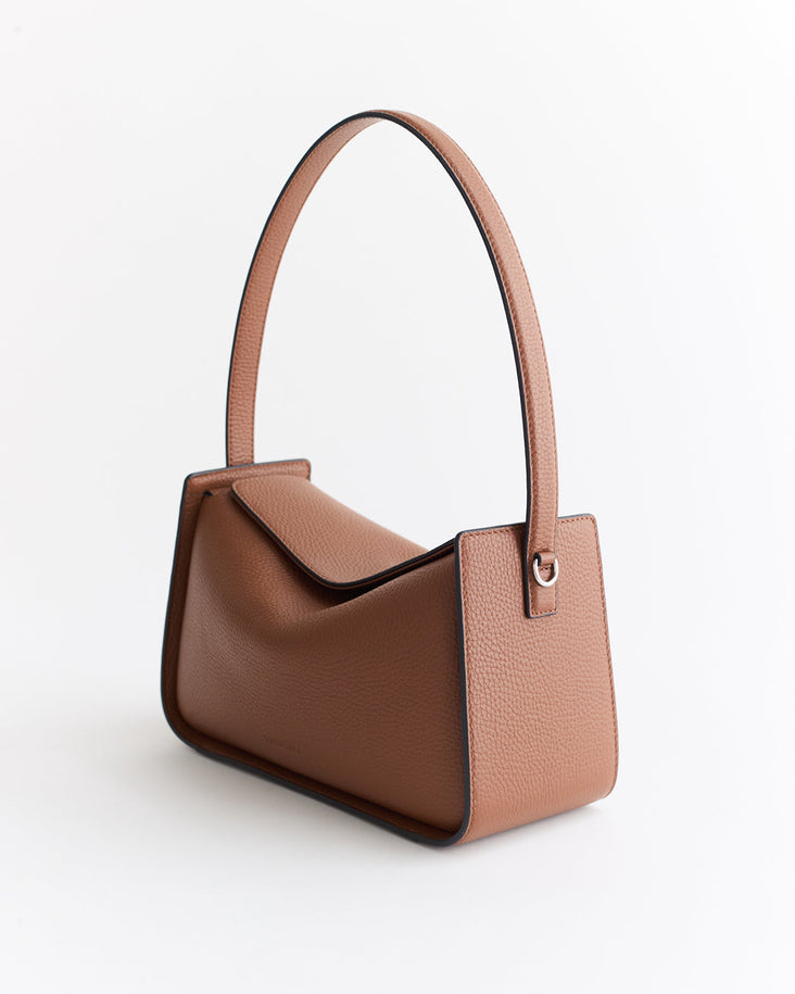 Clementine Shoulder Bag: Deep Honey