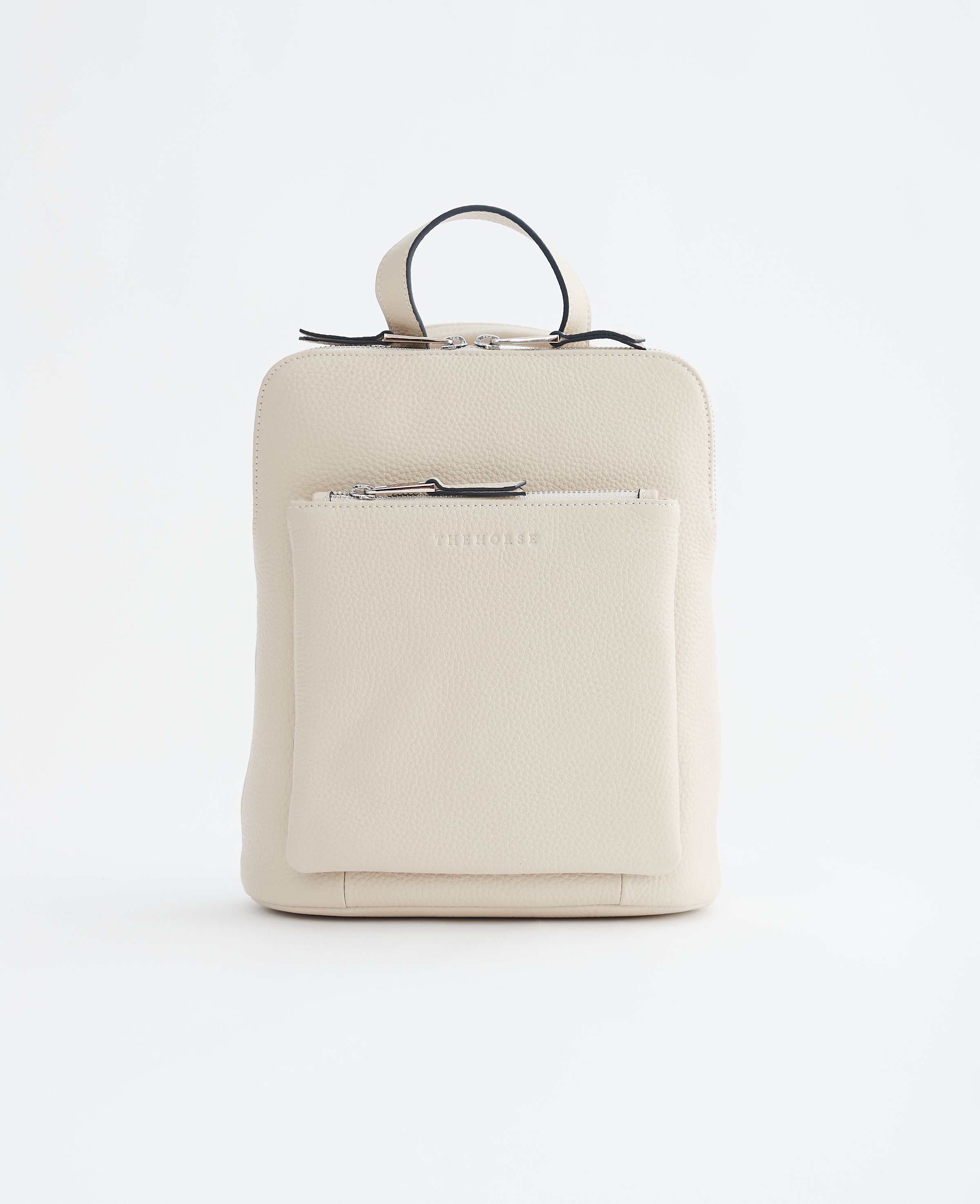 Mini Leather Backpack in Oat by The Horse®