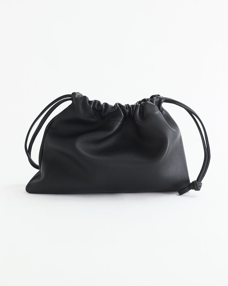 Fin Drawstring Bag: Black
