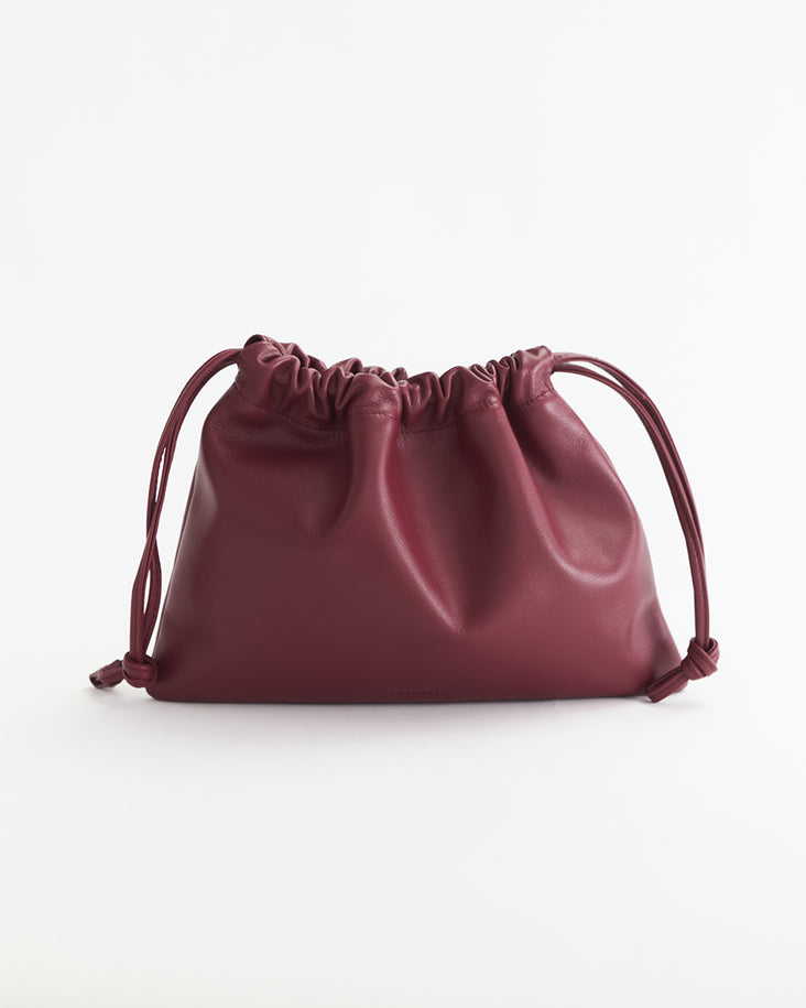Fin Drawstring Bag: Cedar Red