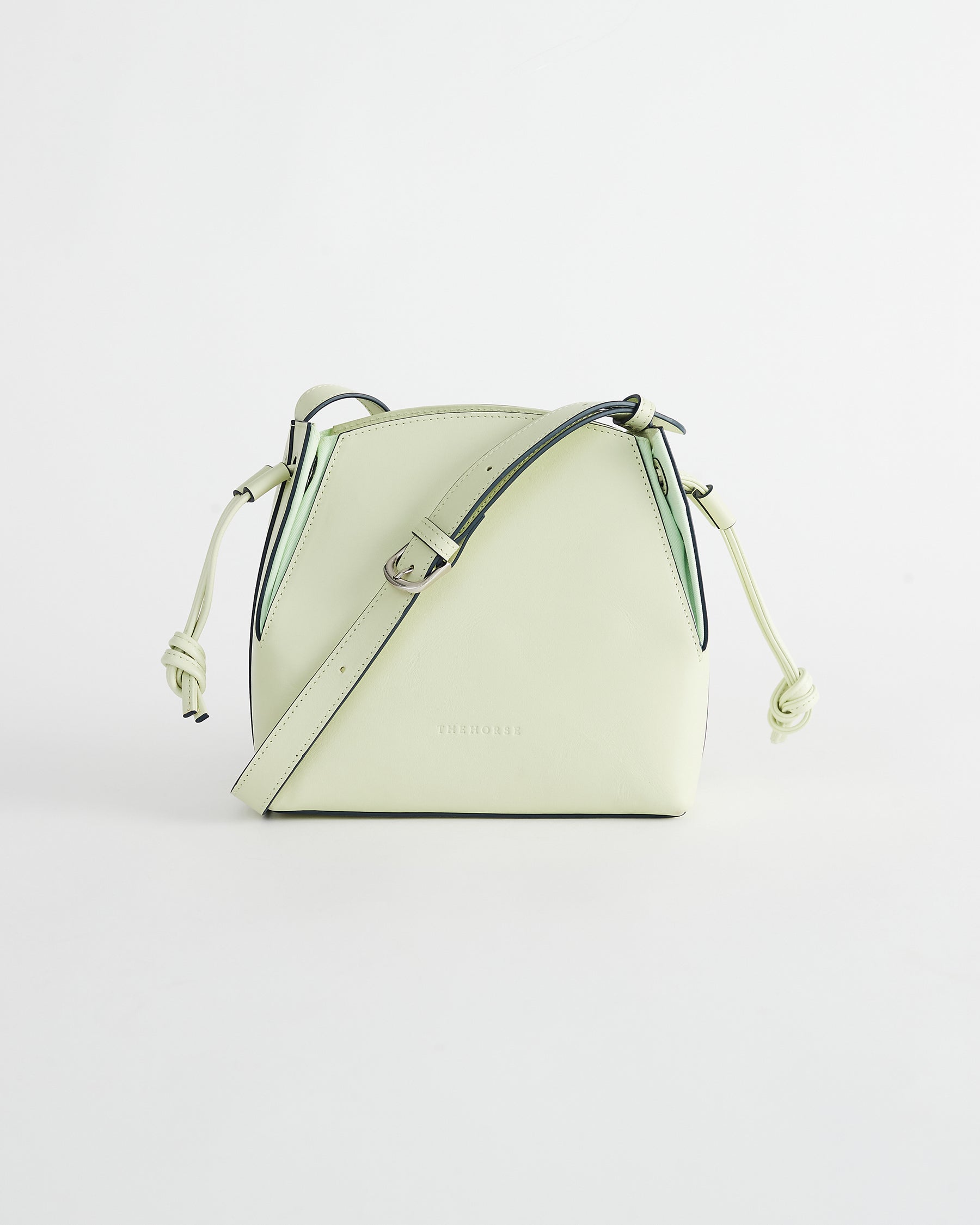 The Juno Leather Crossbody Shoulder Bag in Pistachio by The Horse®