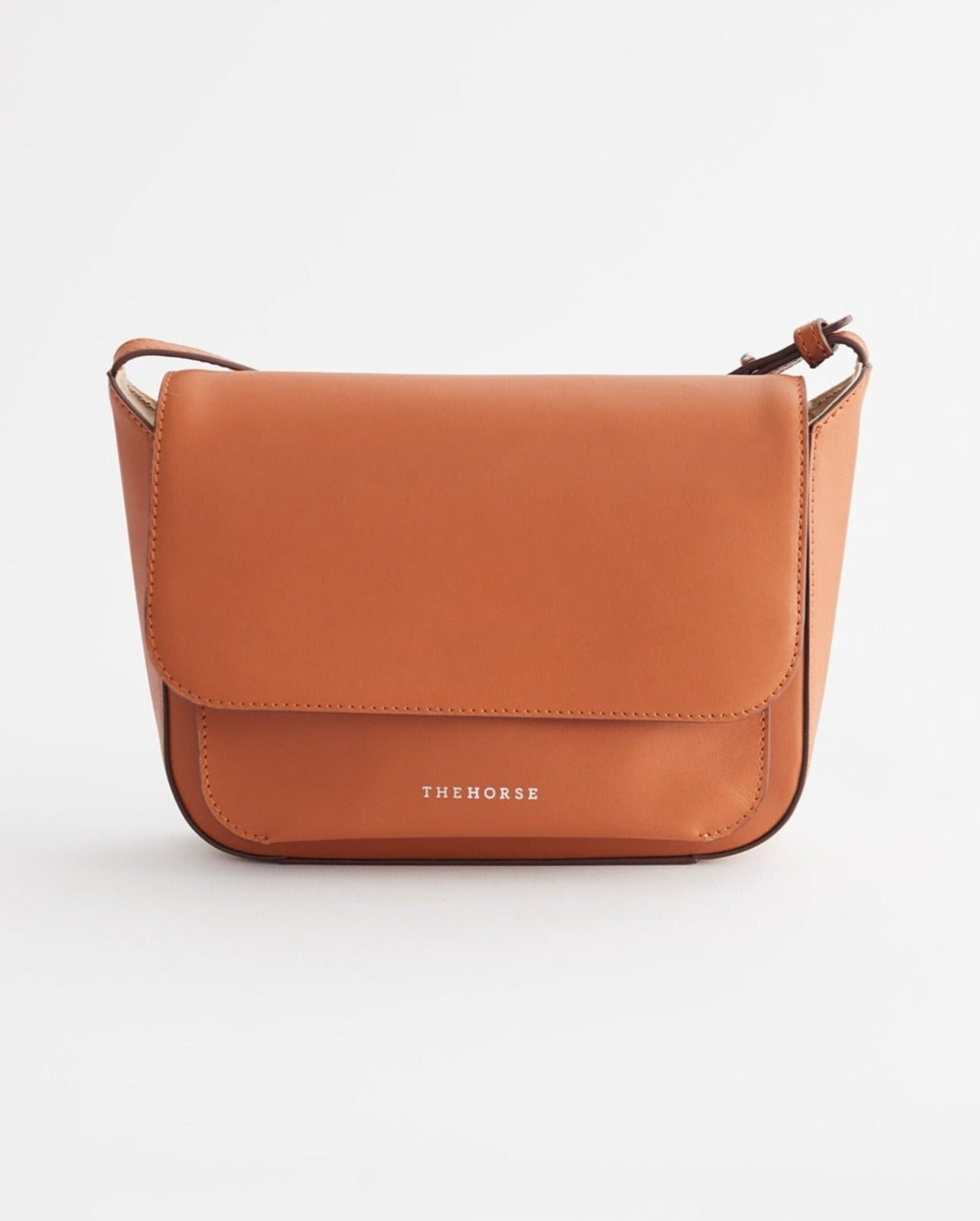The Medium Remmy Bag: Leather Shoulder Bag in Tan by The Horse®