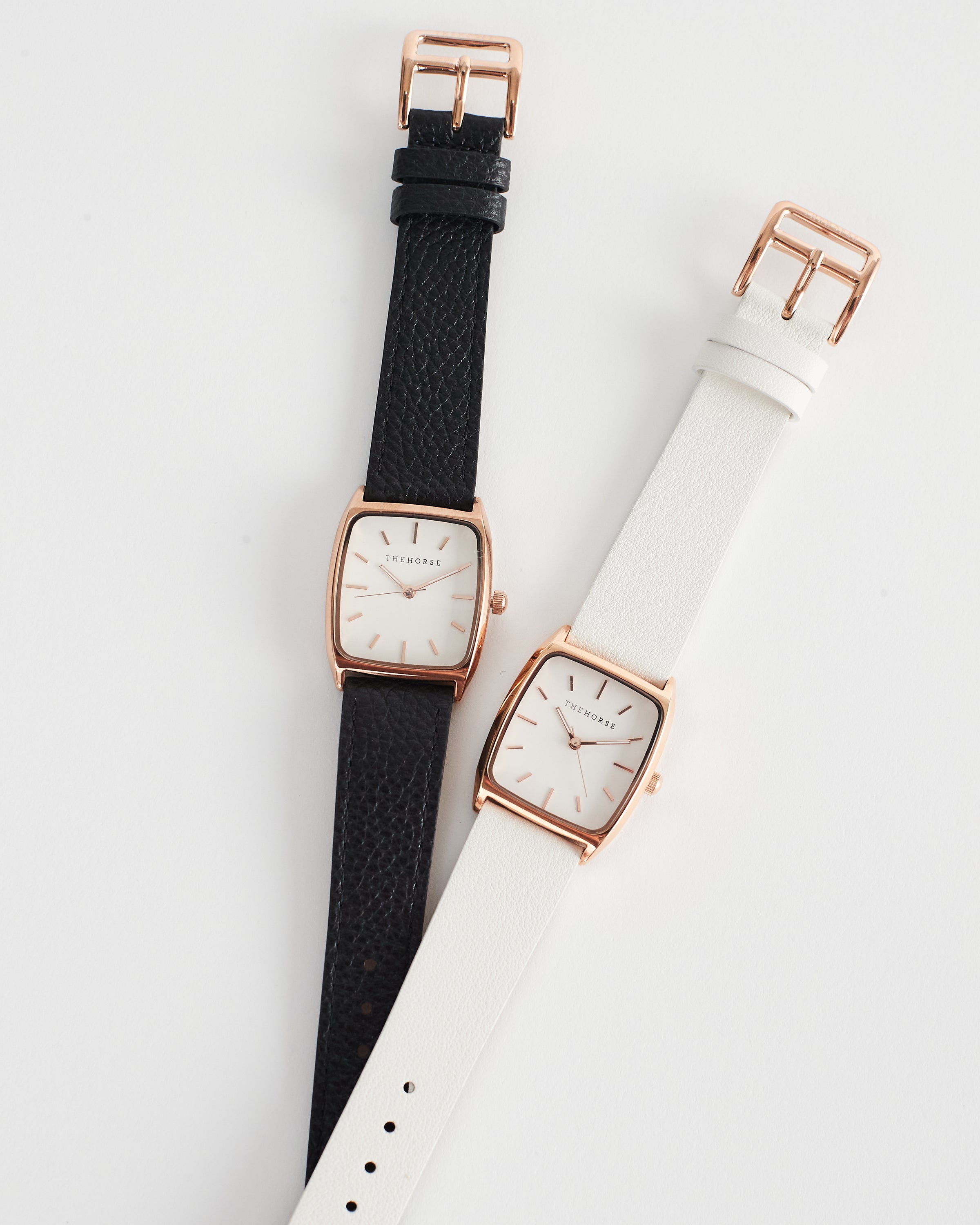 The Dress Watch: Rose Gold Case / White Dial / Milk Leather