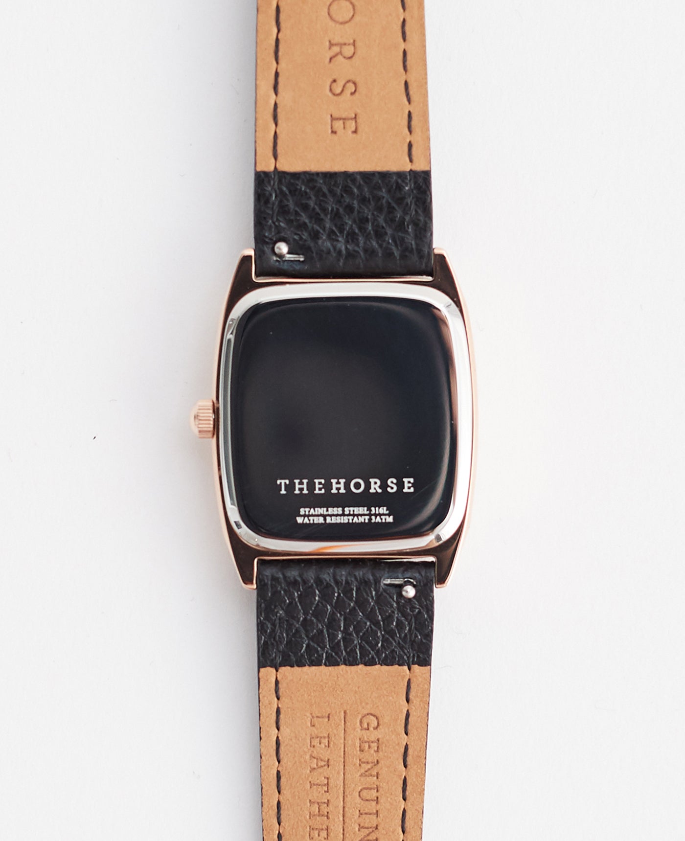 The Dress Watch: Rose Gold / White Dial / Black Leather