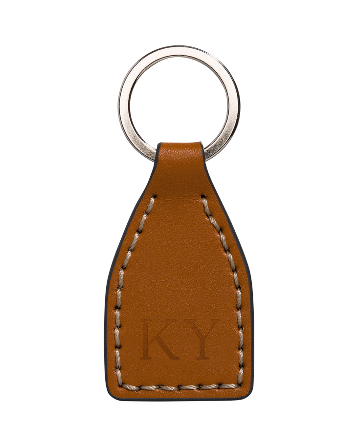 The Keyring in Tan Leather by The Horse