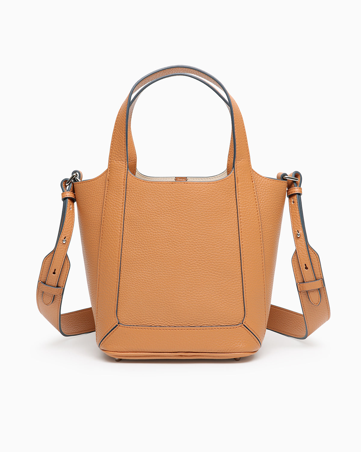 Alexie Tote: Tan Pebbled Leather