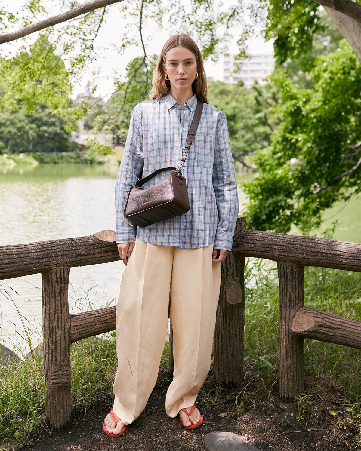 Clementine Bag: Coffee Pebbled Leather