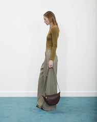 The Leather Sporty Crossbody: Coffee