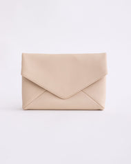 Stella Envelope Clutch: Oat
