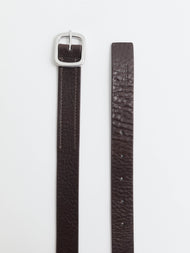 Classic Leather Belt: Coffee