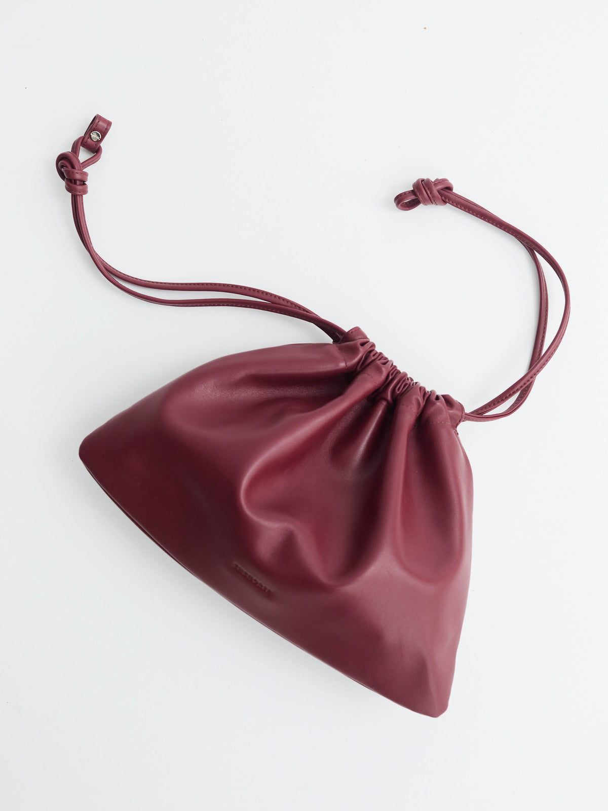 Fin Drawstring Bag: Cedar Red