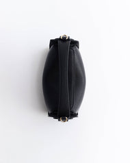 Mini Clementine Bag: Black with Gold