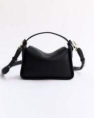 Mini Clementine Bag: Black with Gold