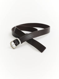 Classic Leather Belt: Coffee