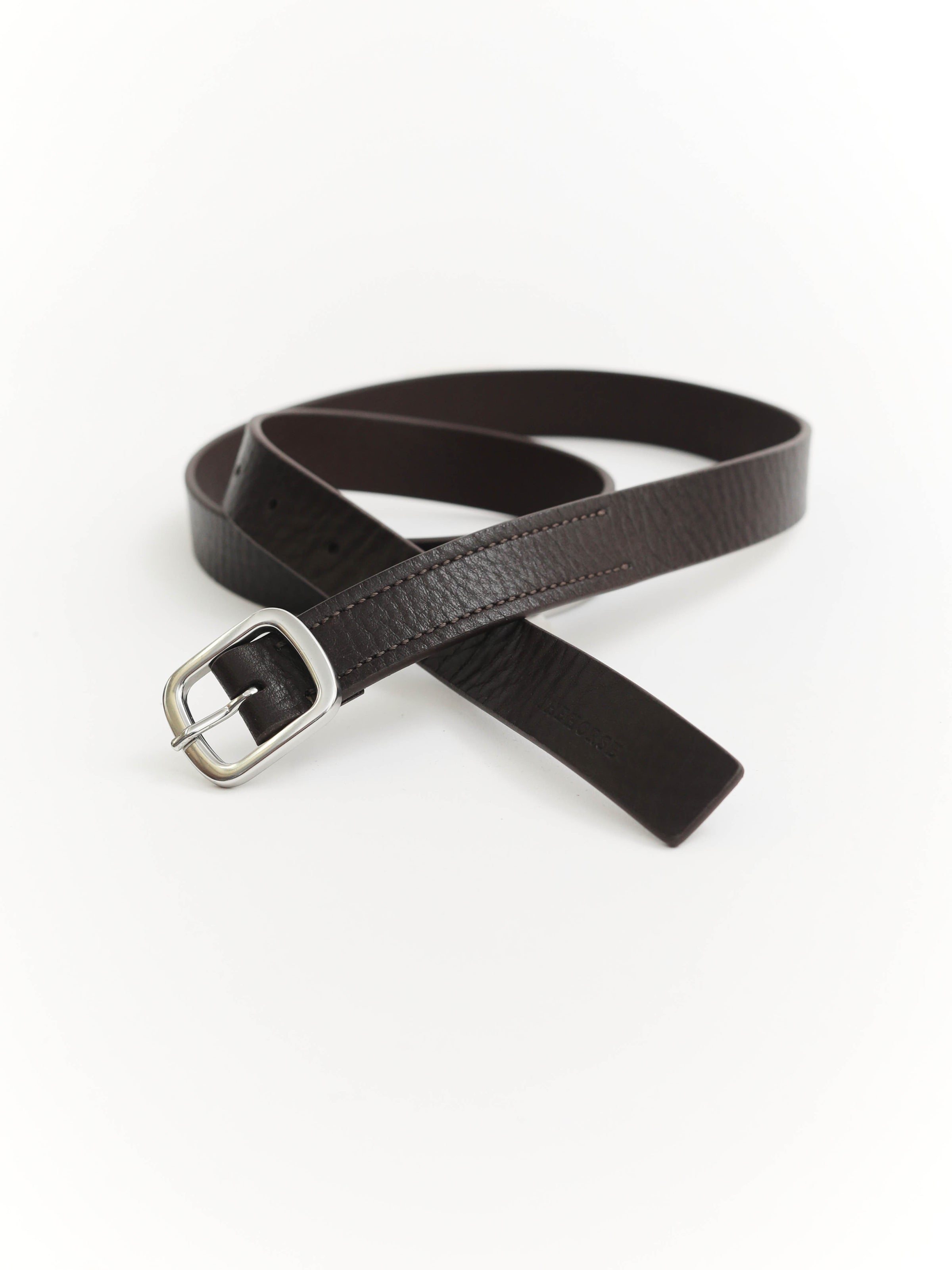 Classic Leather Belt: Coffee