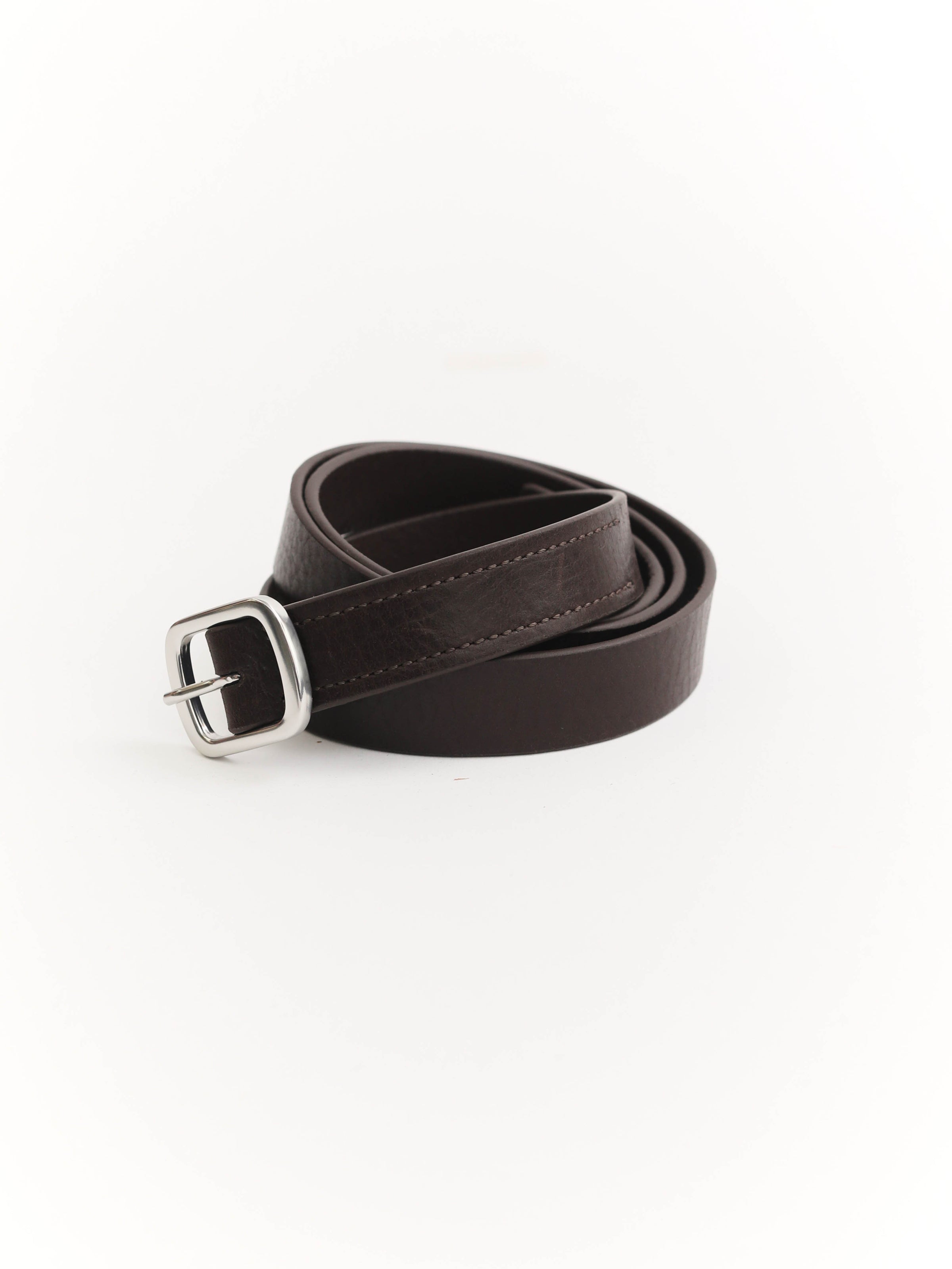 Classic Leather Belt: Coffee