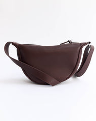 The Leather Sporty Crossbody: Coffee