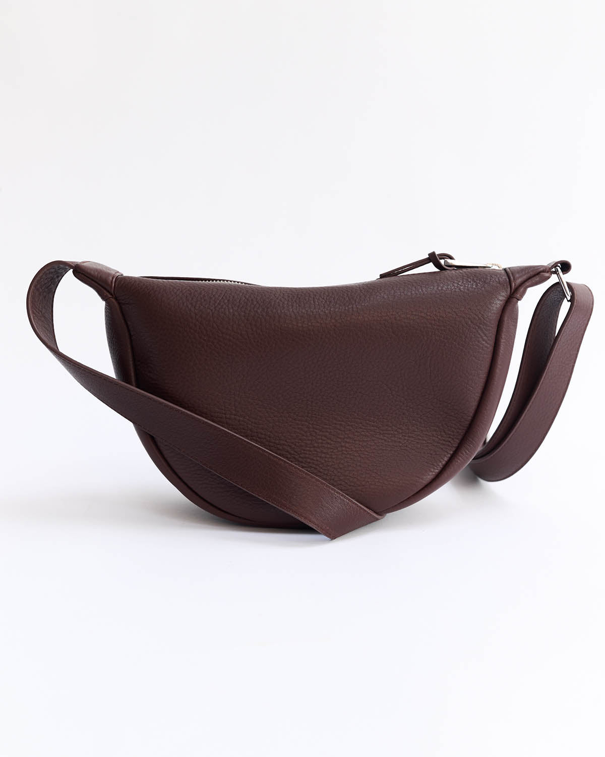 The Leather Sporty Crossbody: Coffee