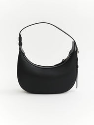 Friday Bag: Black Pebbled Leather