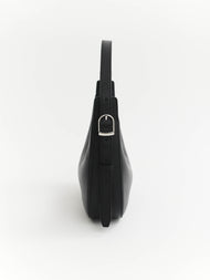 Friday Bag: Black Pebbled Leather