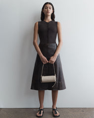 Romy Bag: Oat Pebbled Leather