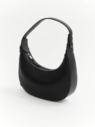 Friday Bag: Black Pebbled Leather