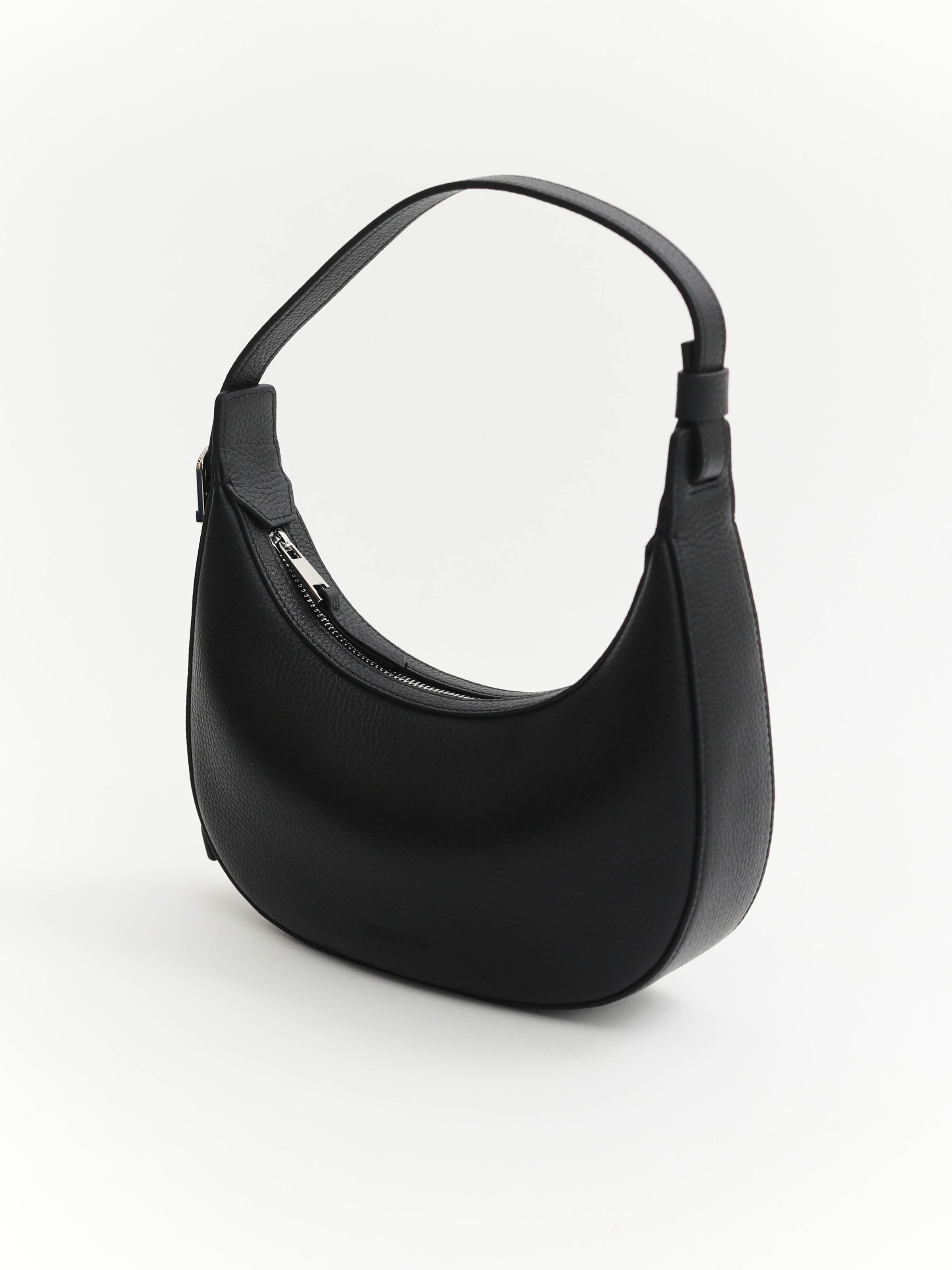 Friday Bag: Black Pebbled Leather