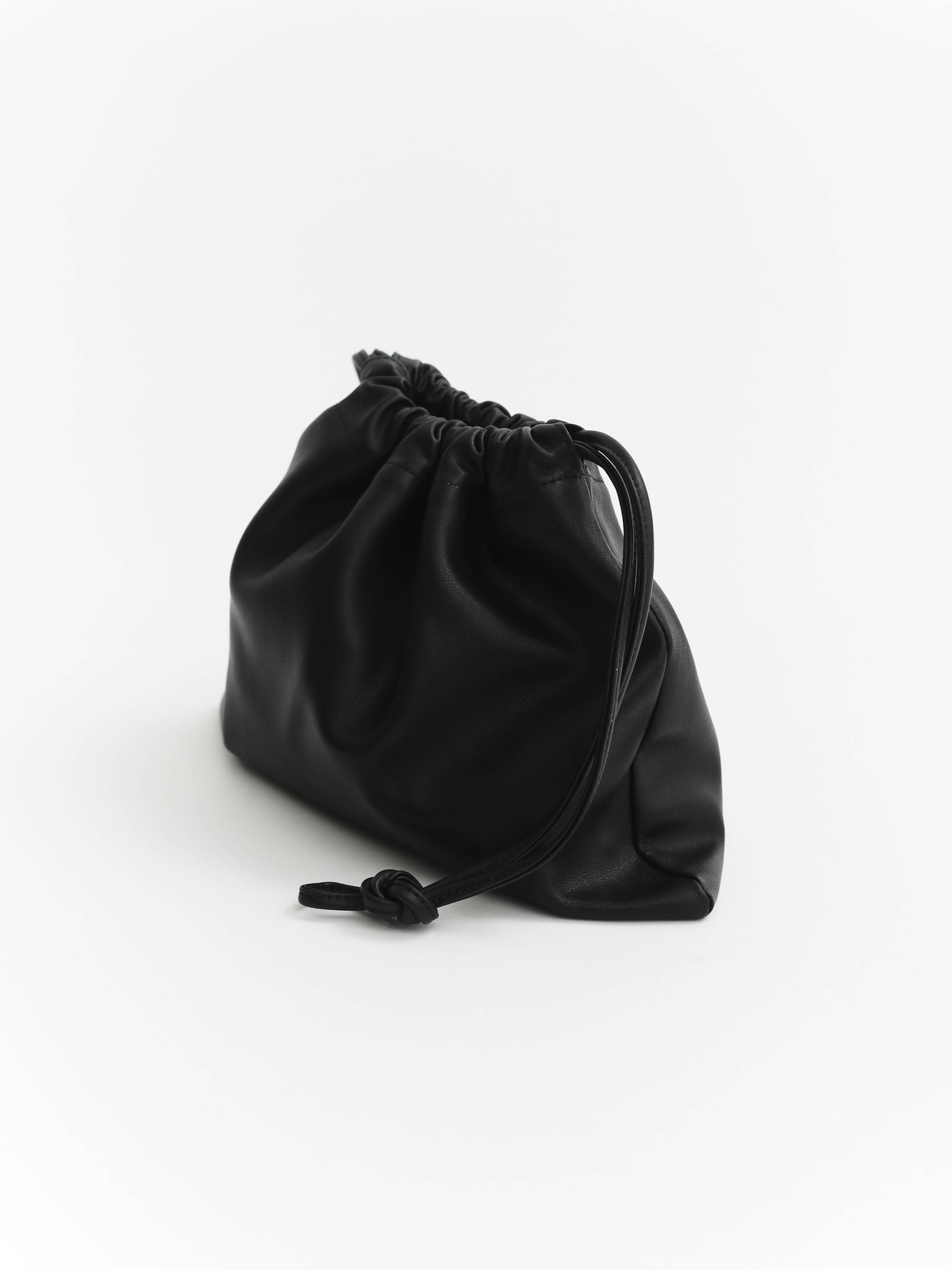 Fin Drawstring Bag: Black