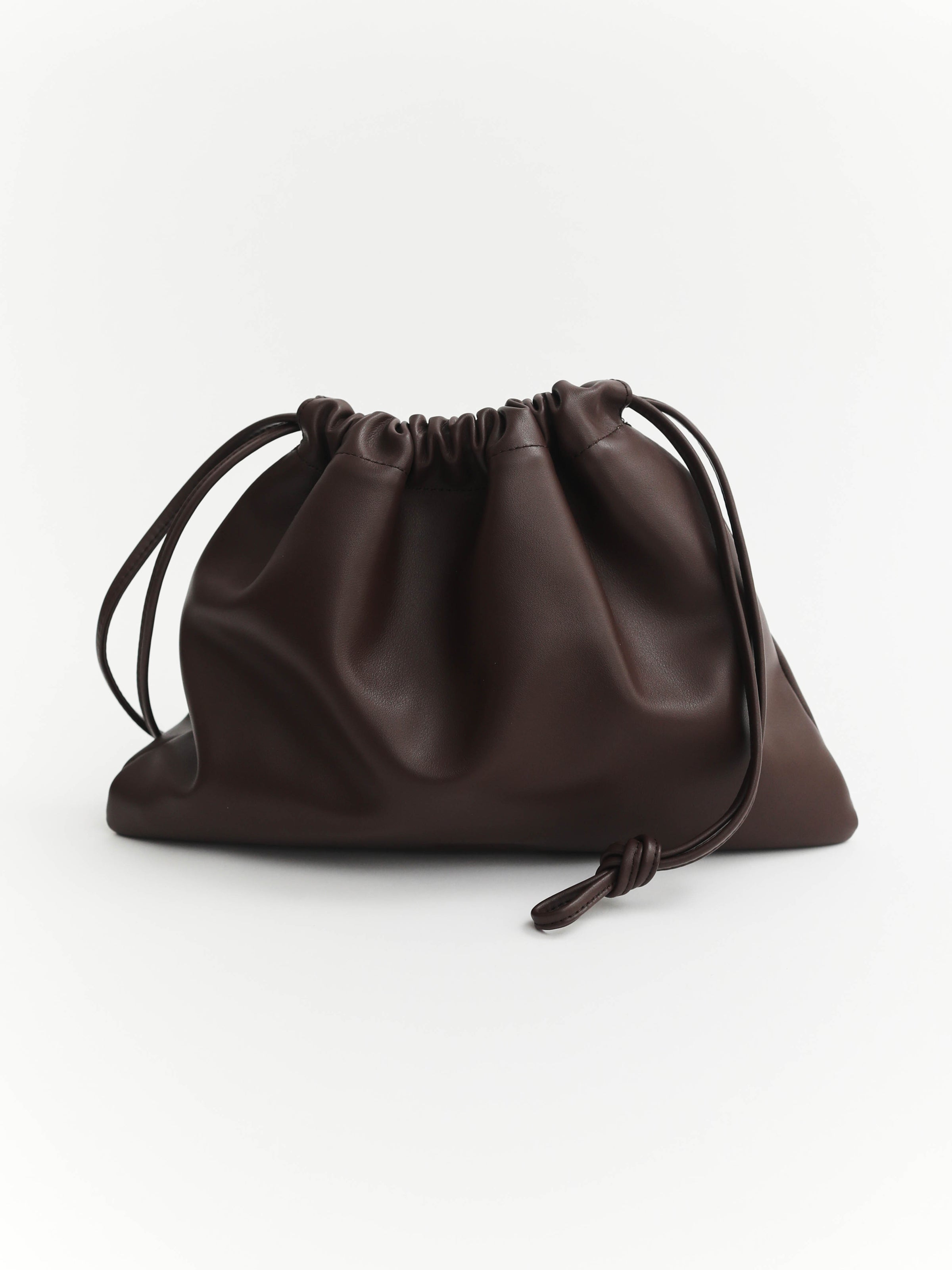 Fin Drawstring Bag: Coffee
