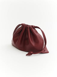 Fin Drawstring Bag: Cedar Red