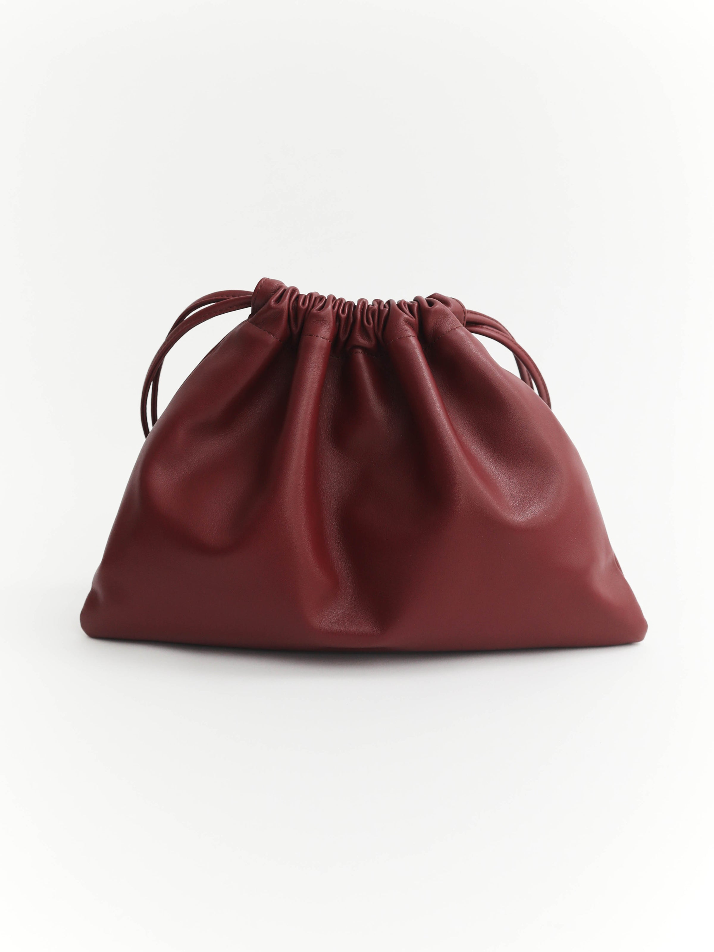 Fin Drawstring Bag: Cedar Red
