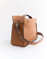 Clementine Bag: Tan Pebbled Leather