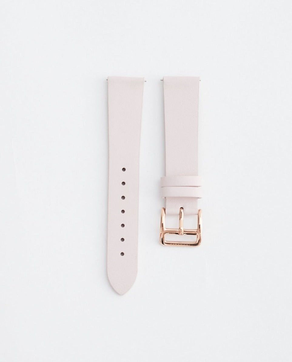 The 18mm Dress Watch in Pink Leather / Rose Gold Strap by The Horse®