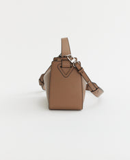 Clementine Bag: Taupe Pebbled Leather