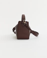 Clementine Bag: Coffee Pebbled Leather