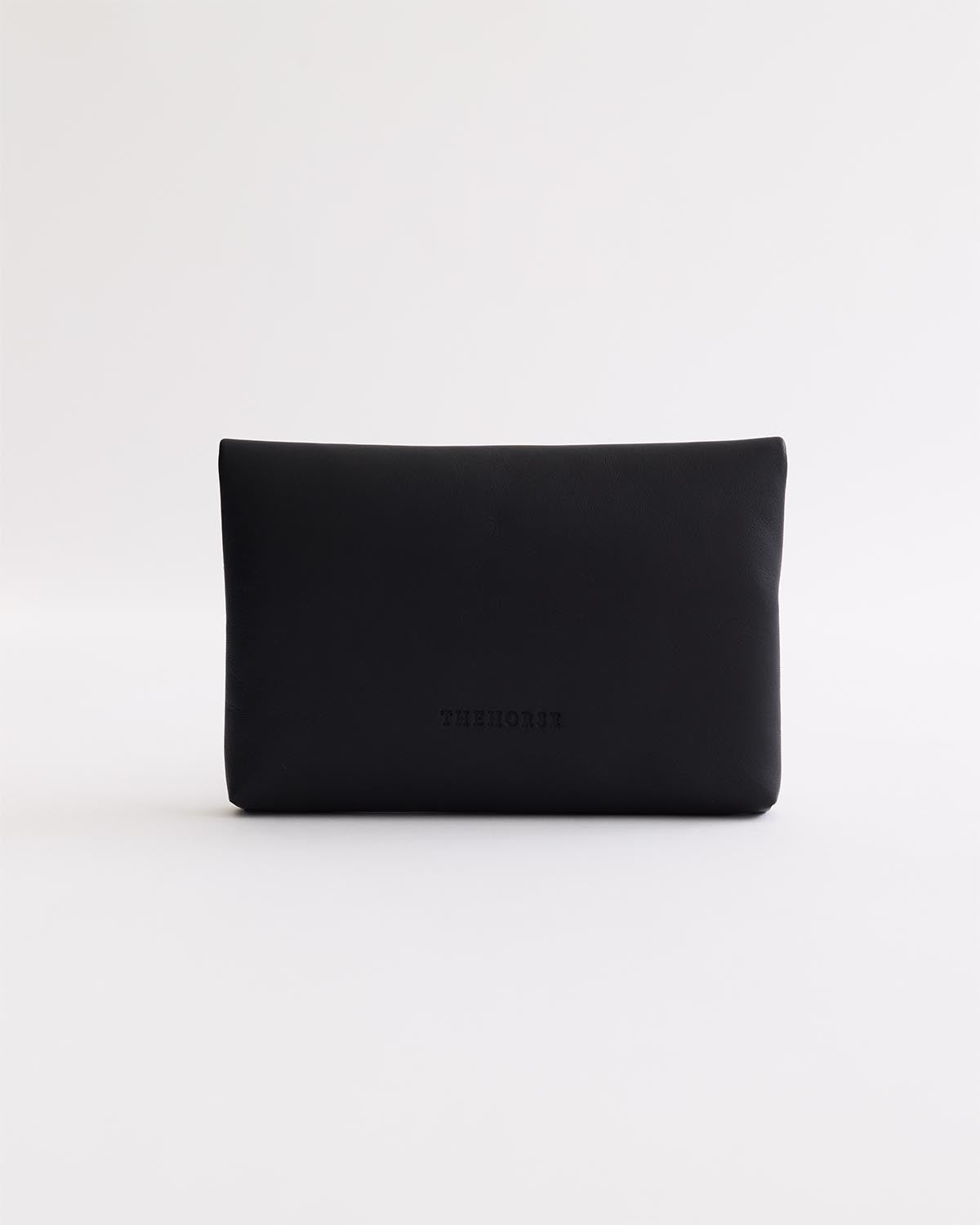 Stella Envelope Clutch: Black
