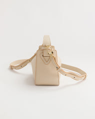 Mini Clementine Bag: Oat with Gold