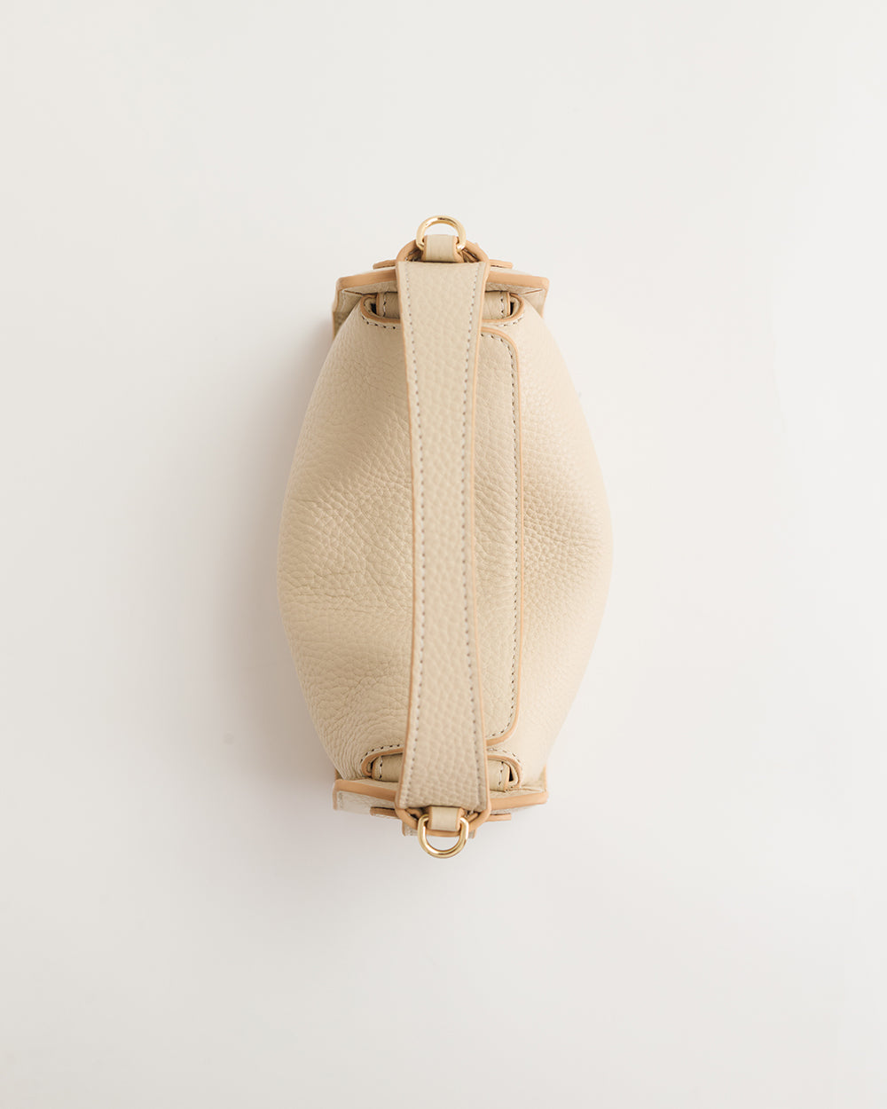 Mini Clementine Bag: Oat with Gold