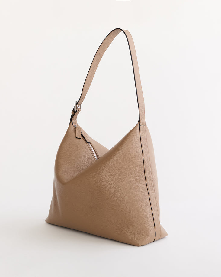 Large Daisy Bag: Taupe