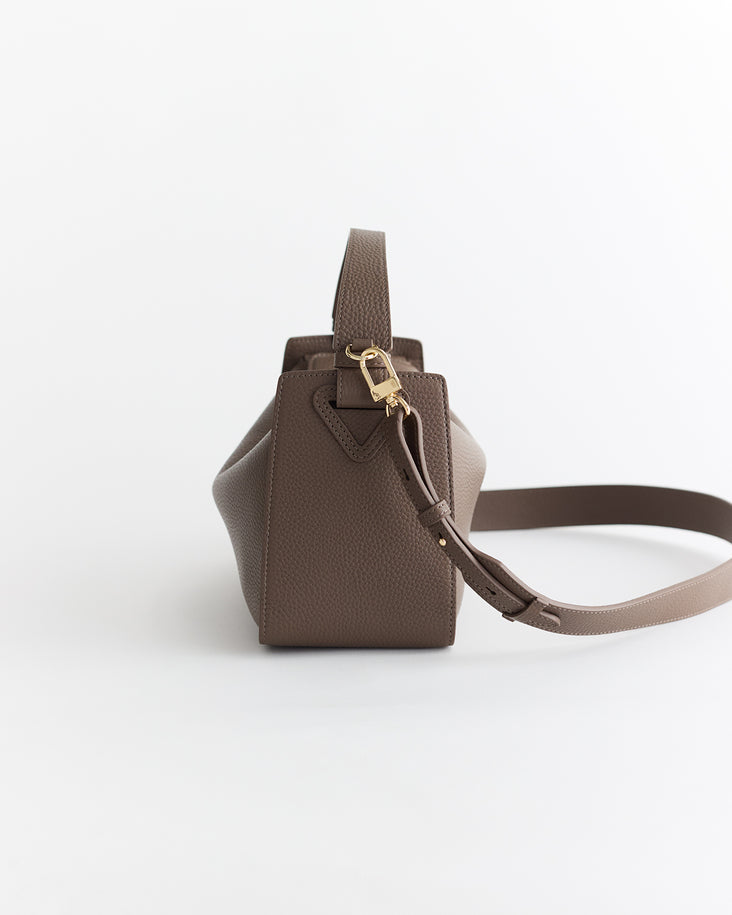 Clementine Bag: Mushroom with Gold