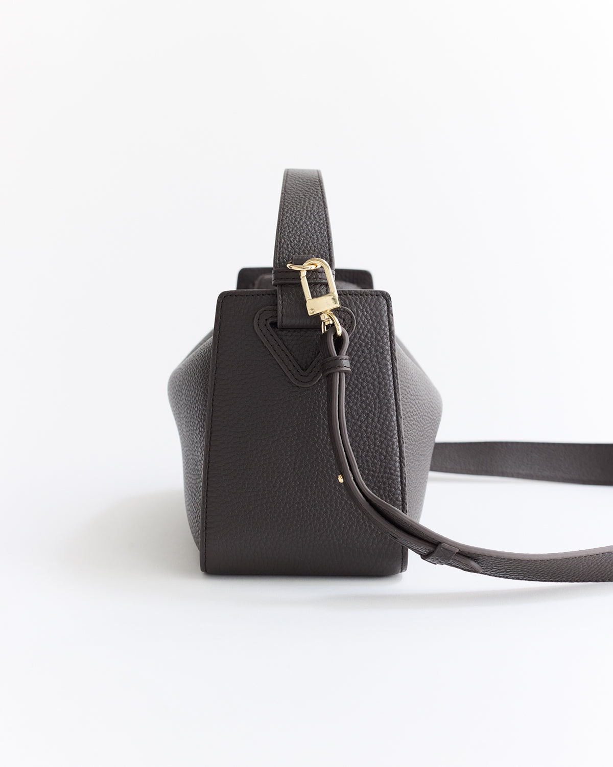 Clementine Bag: Bark with Gold