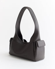 Drew Utility Bag: Bark with Gold