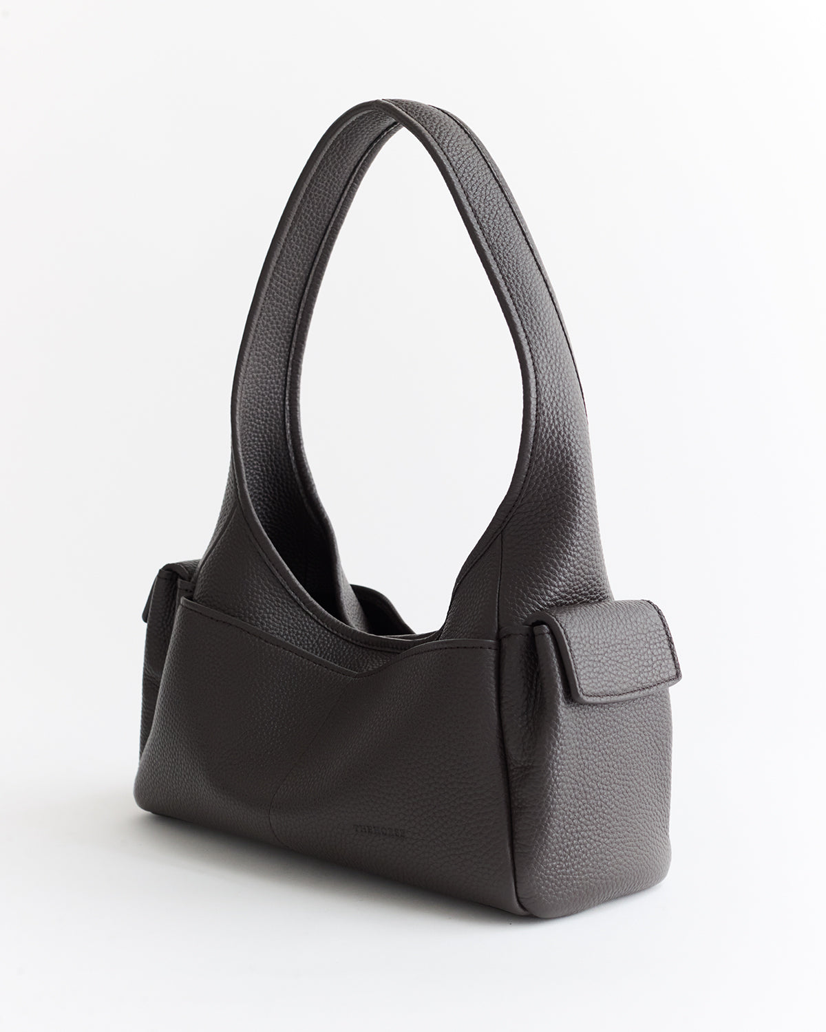 Drew Utility Bag: Bark with Gold