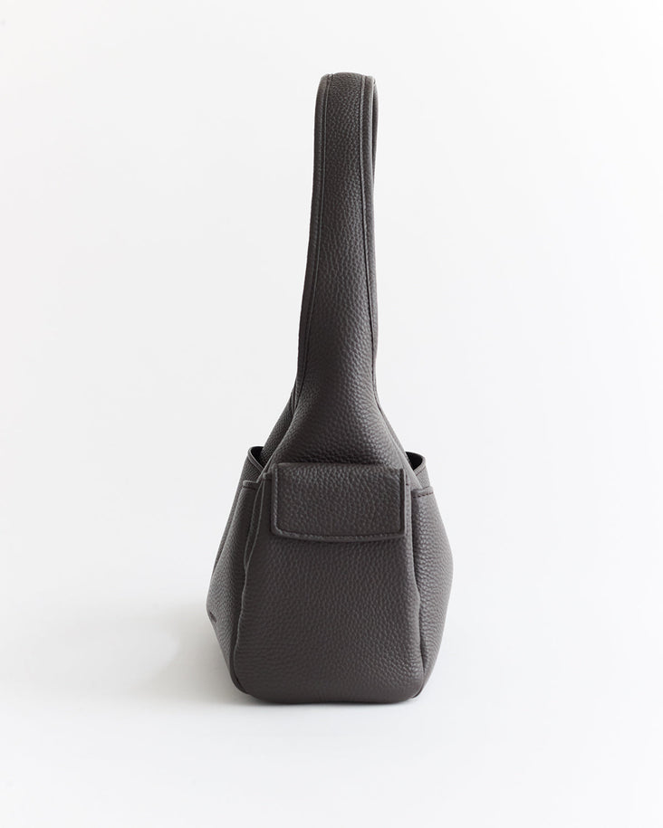 Drew Utility Bag: Bark with Gold