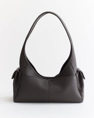 Drew Utility Bag: Bark with Gold